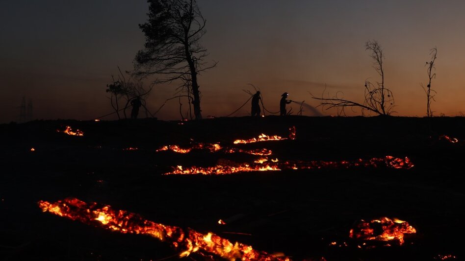 Χωρίς ενεργό μέτωπο η πυρκαγιά στο Αμμόβουνο Ορεστιάδας