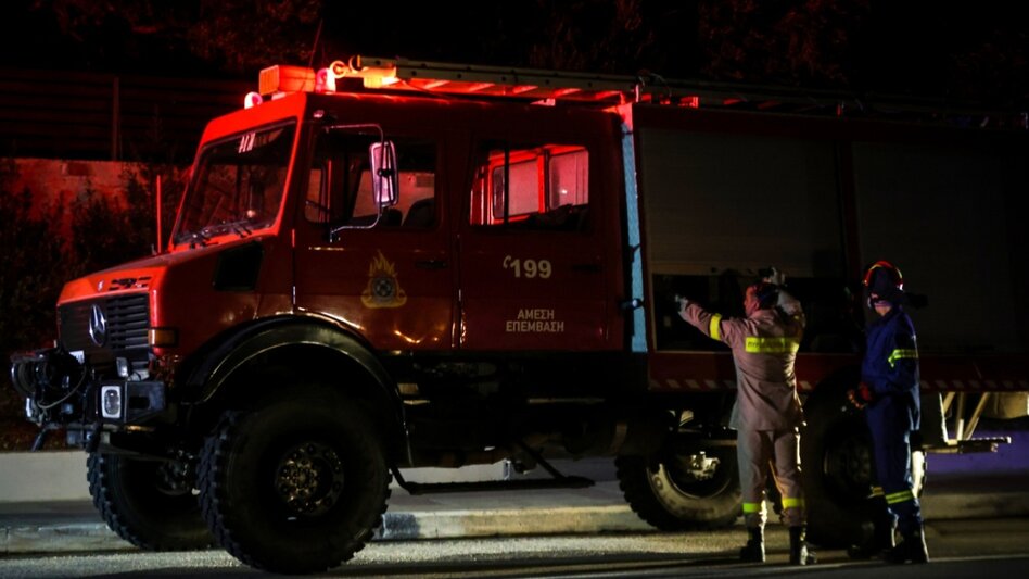 Δασική πυρκαγιά στο Ορεινό Ιεράπετρας – Κάηκαν πεύκα