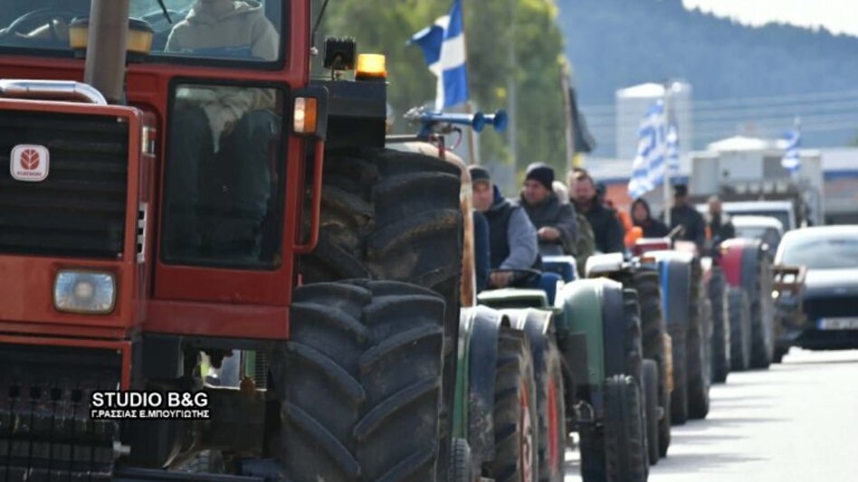 Κινητοποίηση παραγωγών στην Αργολίδα: Έκλεισαν συμβολικά τον κόμβο του Μαλαχιά