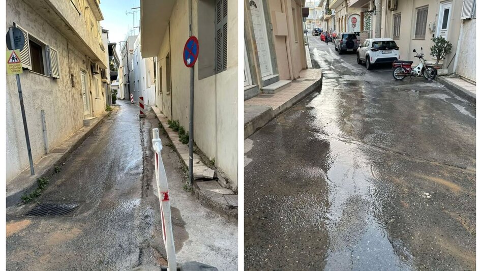 Οι εργασίες για τις οπτικές ίνες… έσπασαν αγωγό νερού στον Πόρο! - Βίντεο