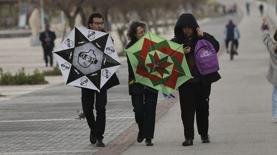 Με άστατο καιρό γιορτάζουμε την Καθαρά Δευτέρα στην Κρήτη