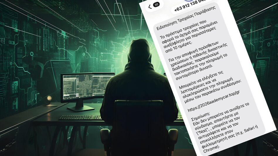 Νέα απάτη με “ανεξόφλητα πρόστιμα” στην Τροχαία – Το επίμαχο μήνυμα