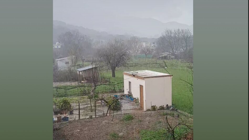 Ο πεντάγνωμος… Μάρτης έφερε βροχές και χαλάζι στην Κρήτη