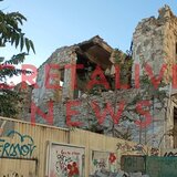 Κατέρρευσε τμήμα της πρόσοψης στο ιστορικό ξενοδοχείο "Μίνως"