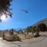 "Λίφτινγκ" στο Δικταίο Άντρο - Δείτε την εναέρια επιχείρηση μεταφοράς των υλικών!