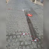 Ξεχαρβαλωμένες σχάρες στην "καρδιά" του Ηρακλείου: Ζημιές και τραυματισμοί!