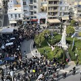 Άγιος Νικόλαος: Με μεγάλη προσέλευση η διαμαρτυρία για τα θύματα των Τεμπών