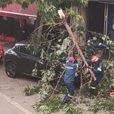 Προβλήματα από τη δυνατή καταιγίδα και τους νοτιάδες στα Χανιά
