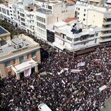 Τέμπη - Ηράκλειο: Δείτε βίντεο από drone, με την μεγαλειώδη συγκέντρωση και την πορεία διαμαρτυρίας