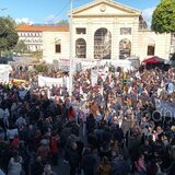 Τέμπη - Συλλαλητήρια: «Δεν ξεχνάμε, δεν συγχωρούμε» στα Χανιά