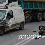 Διασωληνωμένος στη ΜΕΘ οδηγός μηχανής μετά από σοβαρό τροχαίο