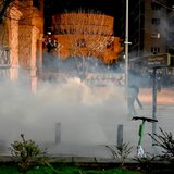 Τέμπη: Επεισόδια και στην πορεία στη Θεσσαλονίκη