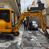 Αυτοψία Καλοκαιρινού στο εργοτάξιο της οδού Δελημάρκου