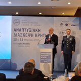 Δένδιας από Ηράκλειο: Σαφής ο στρατηγικός ρόλος της Κρήτης - Τι είπε για την "Ασπίδα του Αχιλλέα"