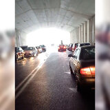 Εγκλωβισμένοι στο τούνελ - Απίστευτες εικόνες από τη χαλαζόπτωση στη Μεσαρά - Βίντεο