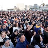 "Βάφτηκε" ασπρόμαυρη η θάλασσα – Η μεγαλύτερη μετακίνηση οπαδών δια θαλάσσης: 12.000 για τον ΟΦΗ!