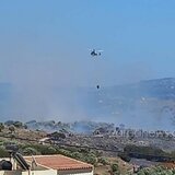 Νέα φωτιά στα Χανιά - Επιχειρεί κι ελικόπτερο