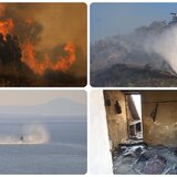 Πύρινος εφιάλτης στην Ιεράπετρα: φωτογραφικό οδοιπορικό στα μέτωπα της φωτιάς