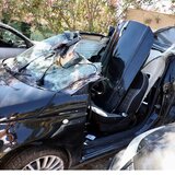 Διαλυμένο το αυτοκίνητο: Σοκάρουν οι φωτογραφίες από το θανατηφόρο τροχαίο στα Χανιά