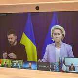 Τηλεδιάσκεψη Ευρωπαίων ηγετών: Υποστήριξη της Ουκρανίας για δίκαιη και διαρκή ειρήνη