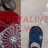 Ηράκλειο: οικογένεια έκανε «μαύρες» γιορτές σε πλημμυρισμένο σπίτι - Δείτε βίντεο