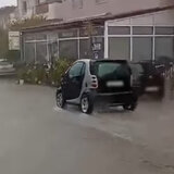 "Άνοιξαν" οι ουρανοί στην Αγία Βαρβάρα- "Ποτάμι" οι δρόμοι- Βίντεο