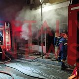 Ηράκλειο: Φωτιά σε κατάστημα με εκκλησιαστικά είδη, στο κέντρο της πόλης